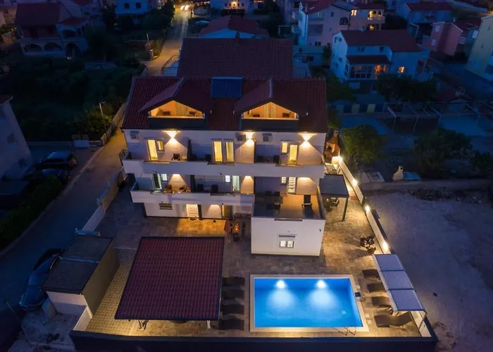 In Okrug Gornji With Sea View, Balcony, Air Conditioning, Wifi 5134-6 *